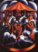 Mark Gertler Merry-go-Round oil on canvas